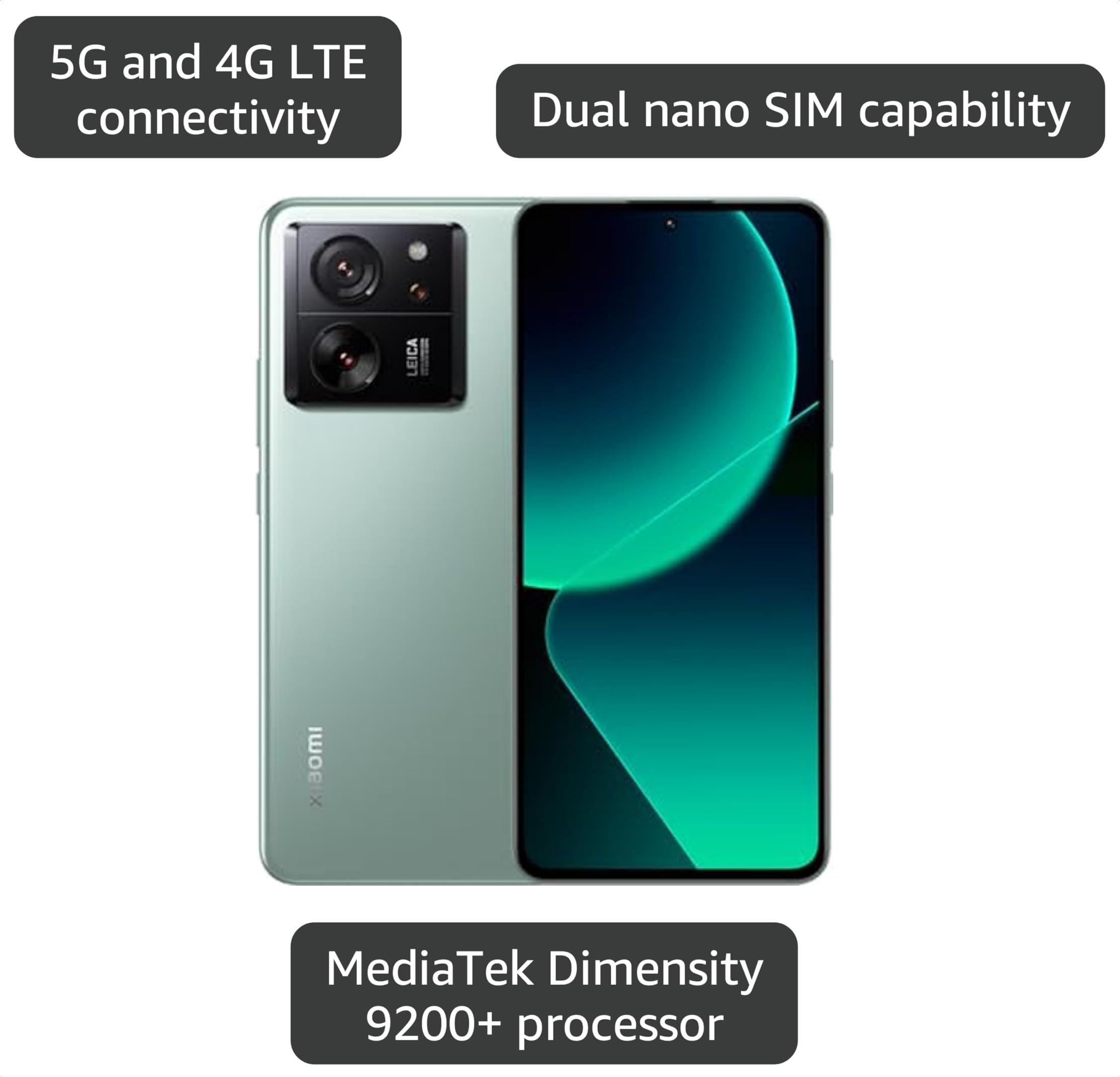 Amazon.com: XIAOMI 13T PRO 5G + 4G LTE (512GB+12GB) Global ROM